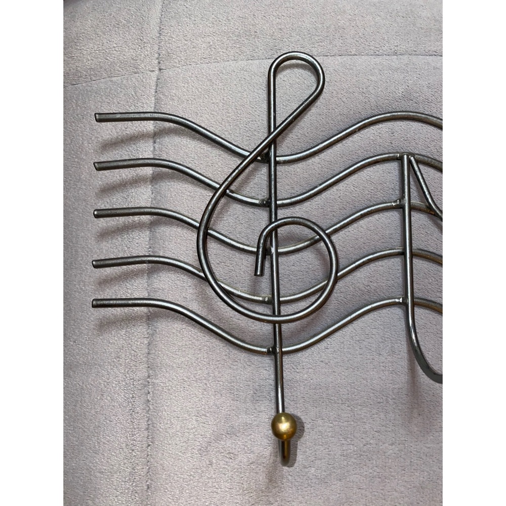 Music Note Coat Rack - Picture 2 of 2